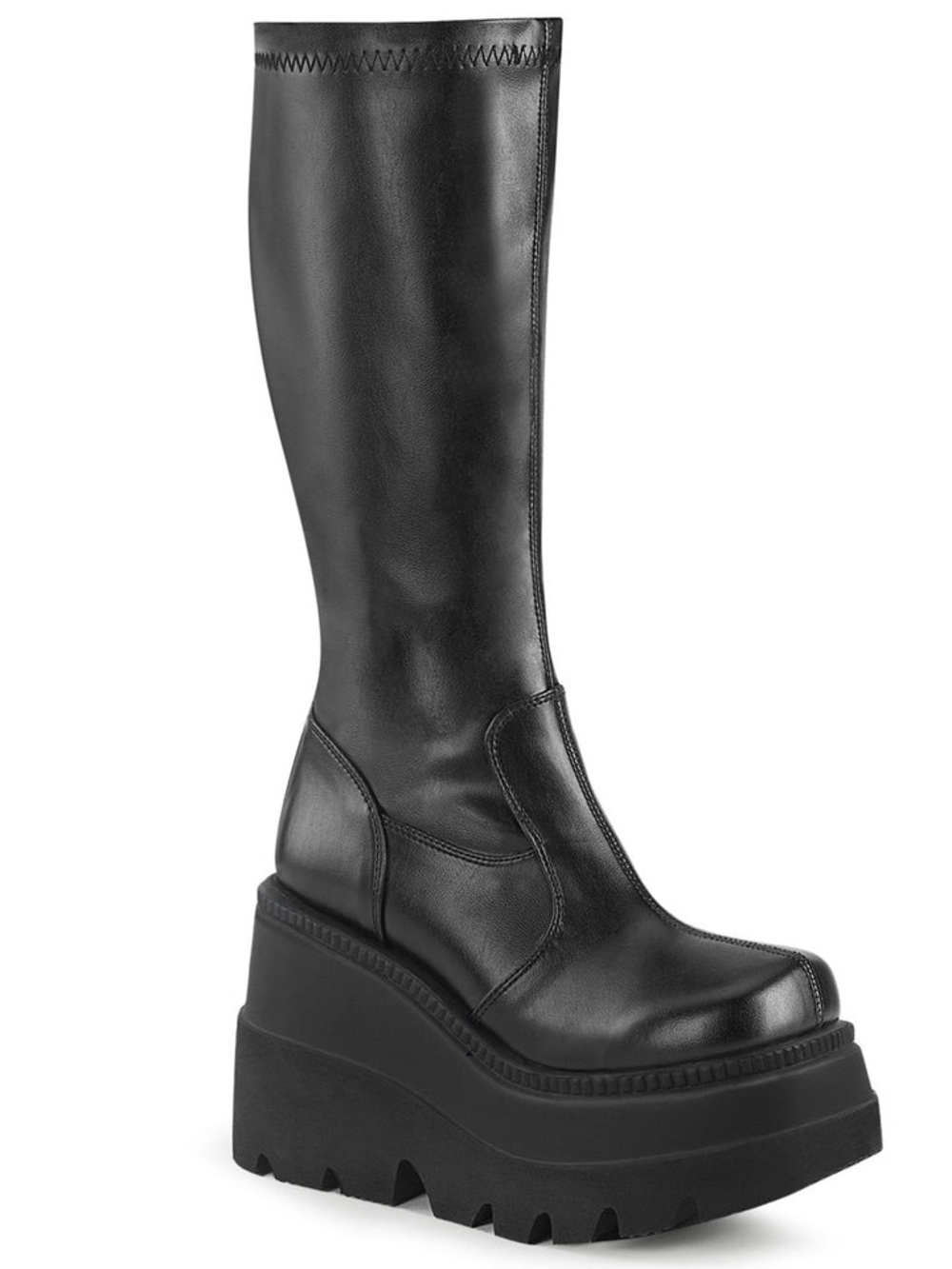 DEMONIA shaker 65 knee high boots black size 6